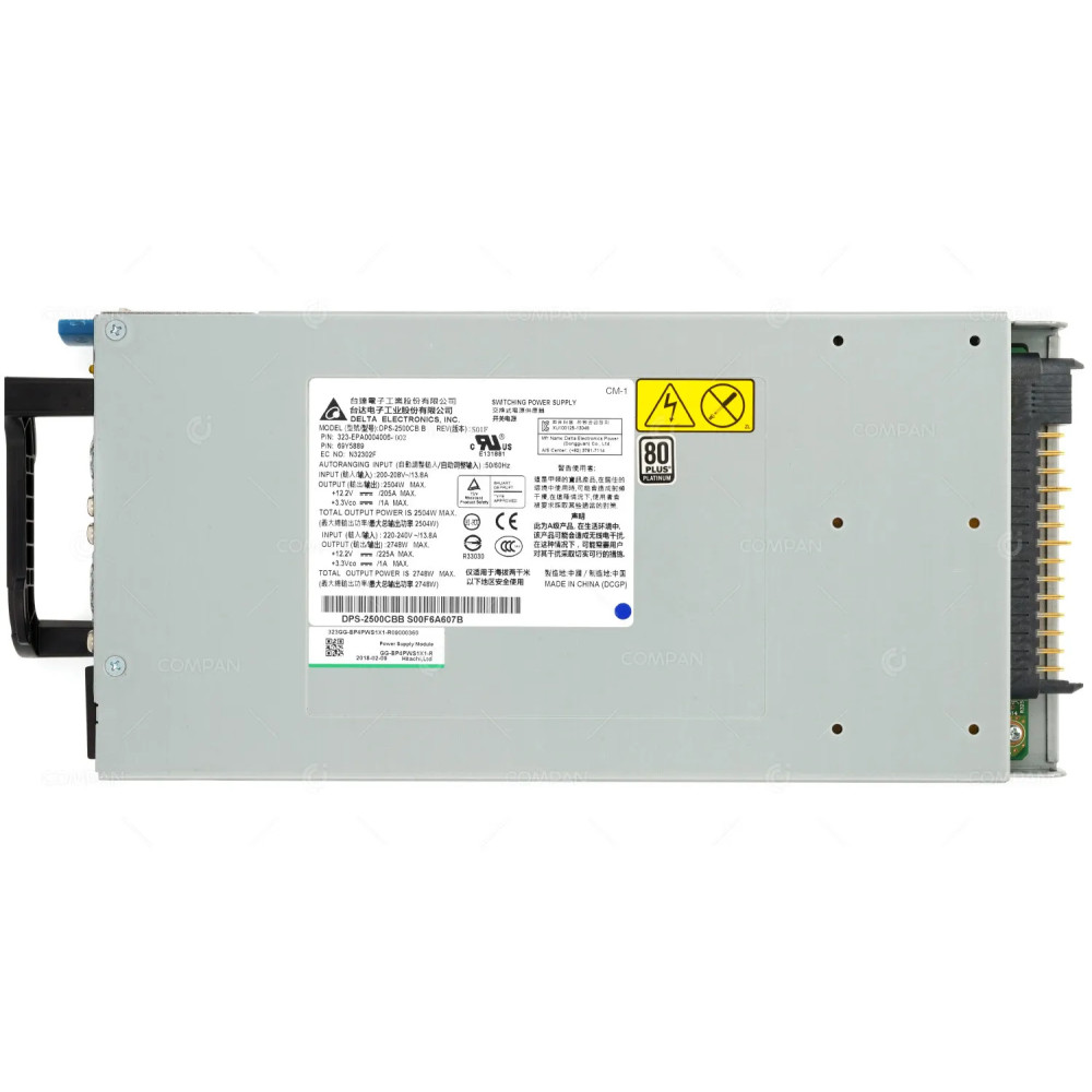 GG-BP4PWS1X1-R HITACHI 2748W POWER SUPPLY FOR CB 2500 BLADE SERVER CHASSIS DPS-2500CB