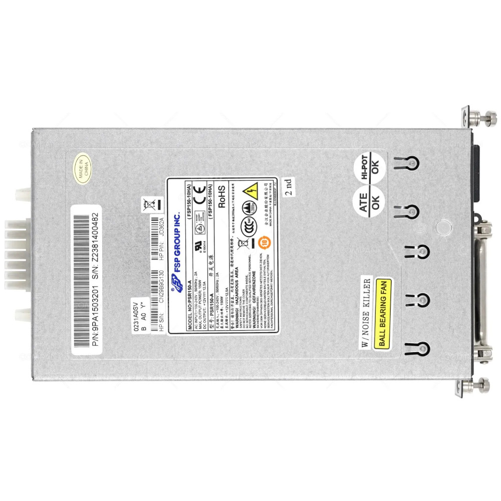 JD362A HP 150W POWER SUPPLY FOR 5500 EI SWITCHES PSR150-A