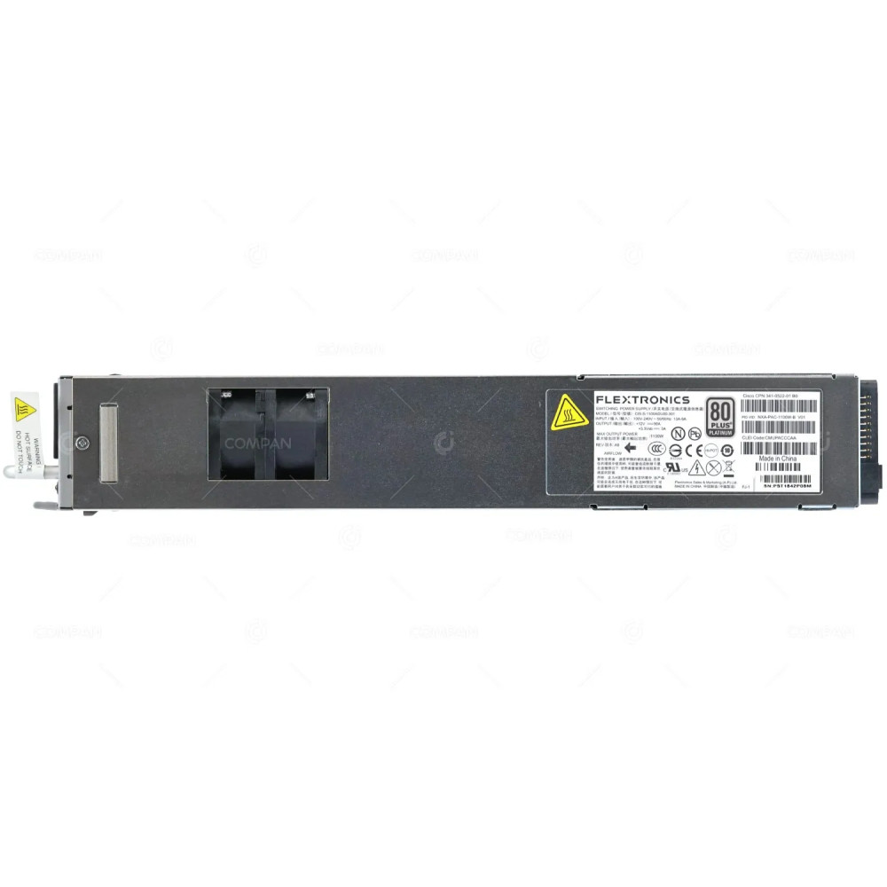 NXA-PAC-1100W-B CISCO POWER SUPPLY 1100W 80 PLUS PLATINUM PORT SIDE INTAKE FOR NEXUS 5600 6000 341-0522-01