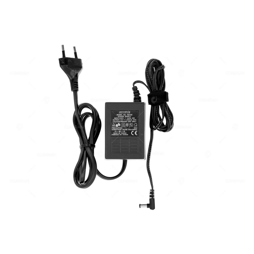 PS20E SHURE POWER SUPPLY PS20E 12V 250MA 3VA AC ADAPTER EU PLUG 5.5*2.1MM PS20E