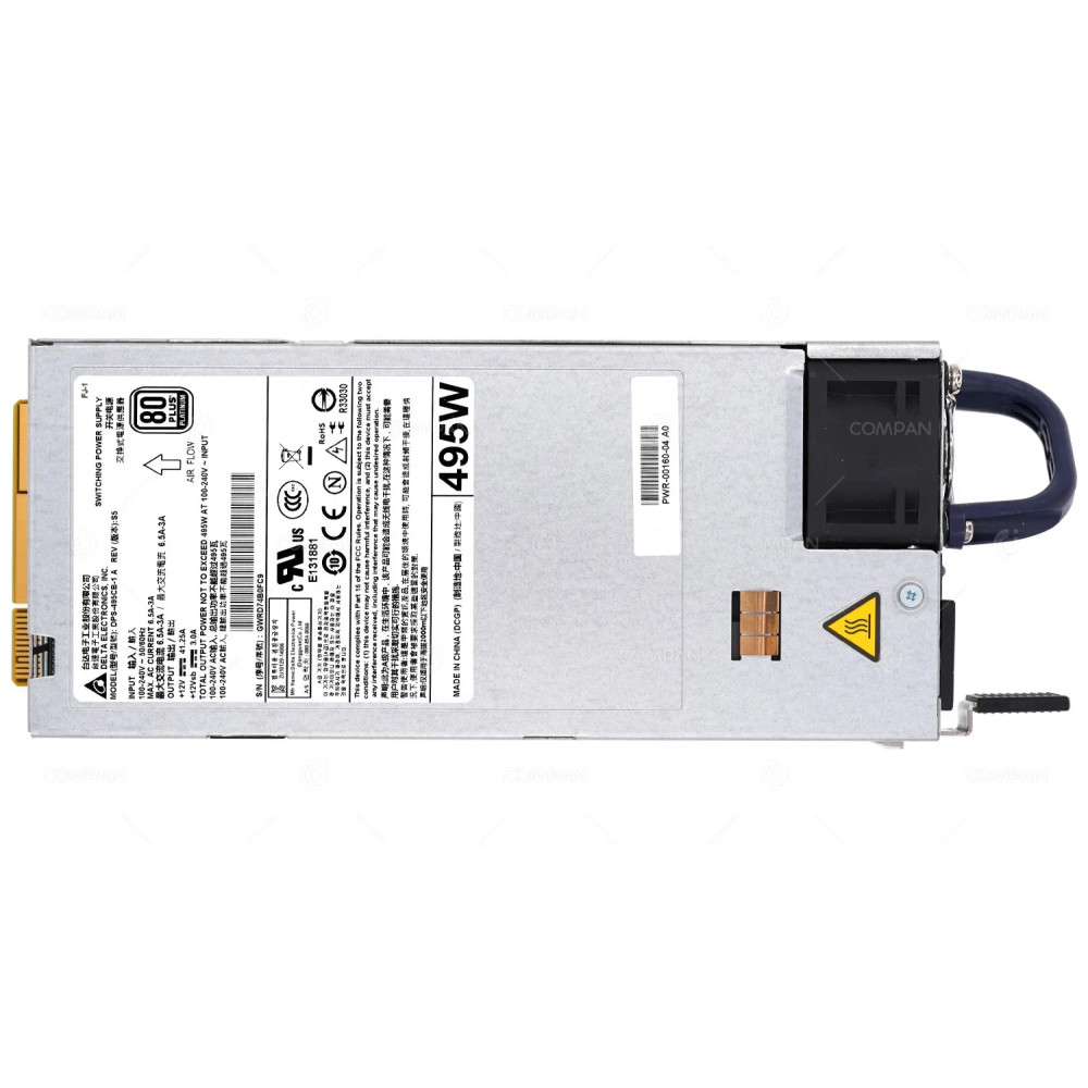 PWR-00160-04 ARISTA 495W AC POWER SUPPLY REAR TO FRONT AIRFLOW FOR 7280SR DPS-494CB-1