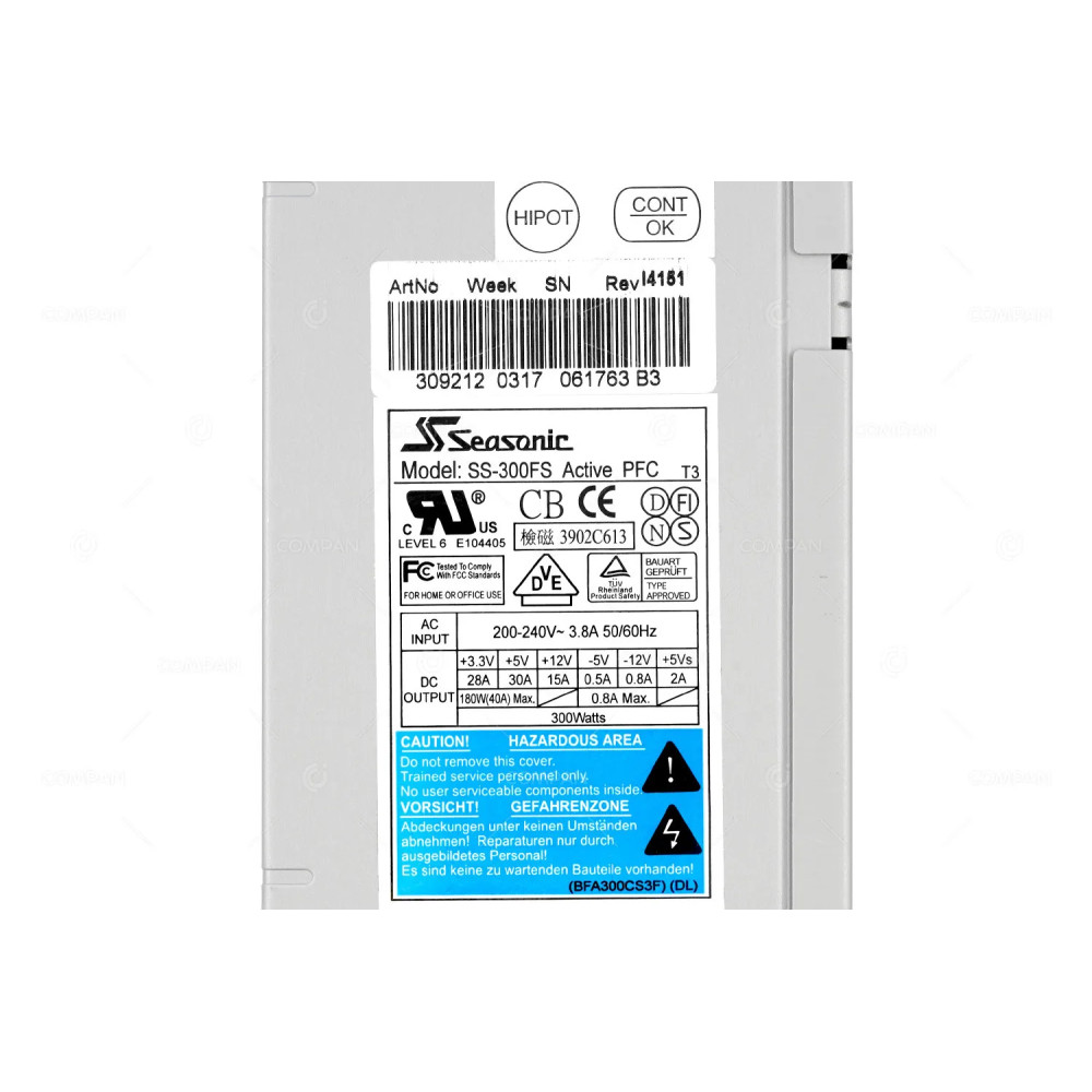 SS-300FS SEASONIC POWER SUPPLY  300W APFC 3902C613