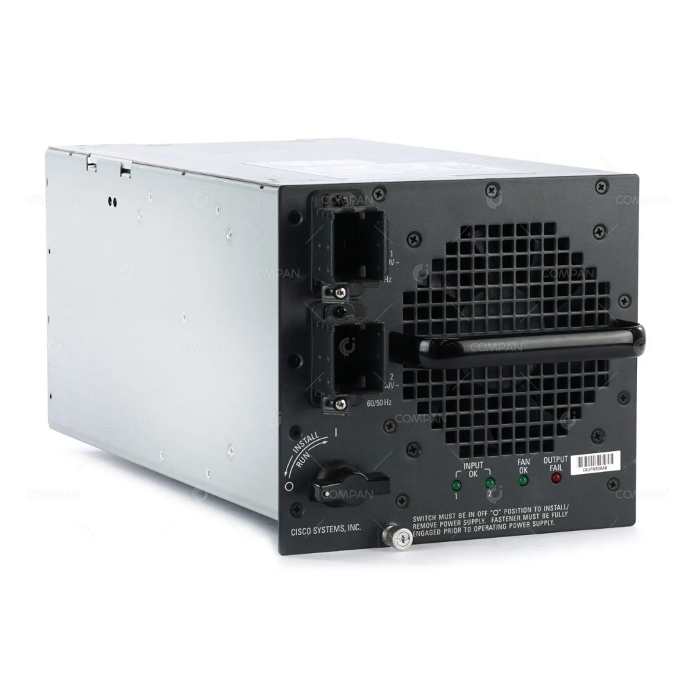 WS-CAC-6000W CISCO 6000W POWER SUPPLY FOR CATALYST 6509 SWITCH CHASSIS 341-0092-05, AA23340