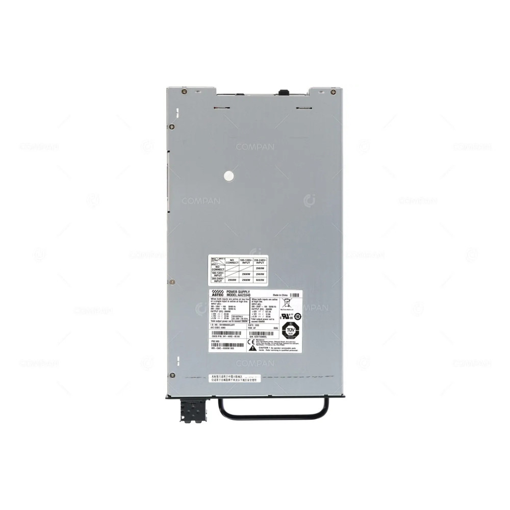 WS-CAC-6000W CISCO 6000W POWER SUPPLY FOR CATALYST 6509 SWITCH CHASSIS 341-0092-05, AA23340