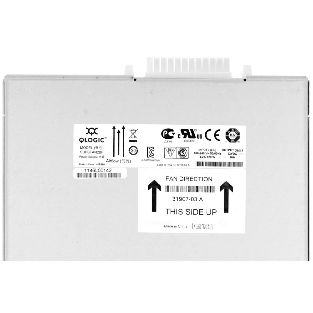 SBPSFAN2BF  QLOGIC 120W POWER SUPPLY REAR TO FRONT AIRFLOW FOR SANBOX 5802 5800