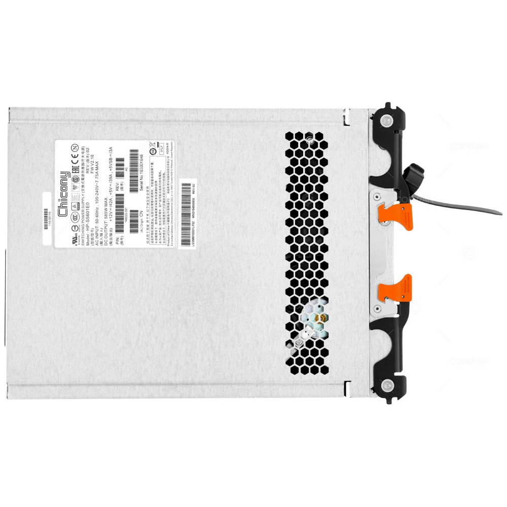 349-4460200  NETAPP 585W AC POWER SUPPLY FOR NETAPP E2600 CLASS 5350 MODEL 0833