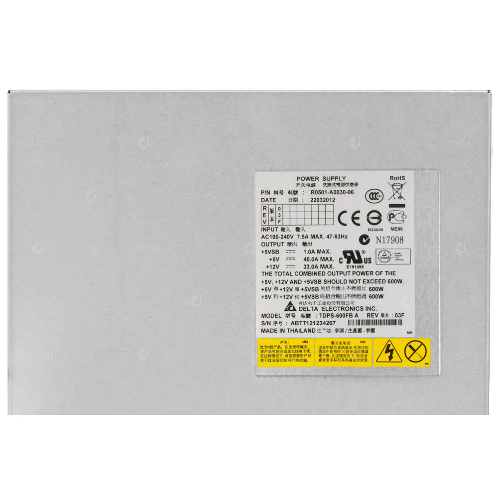 R0501-A0030-06  HITACHI POWER SUPPLY 600W FOR HUS110 HUS130 HUS150 EXPANSION