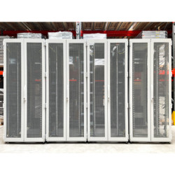 4x Rittal TS IT 42U Rack Cabinets Set w/ Splitted Doors & Side Walls 7994.985