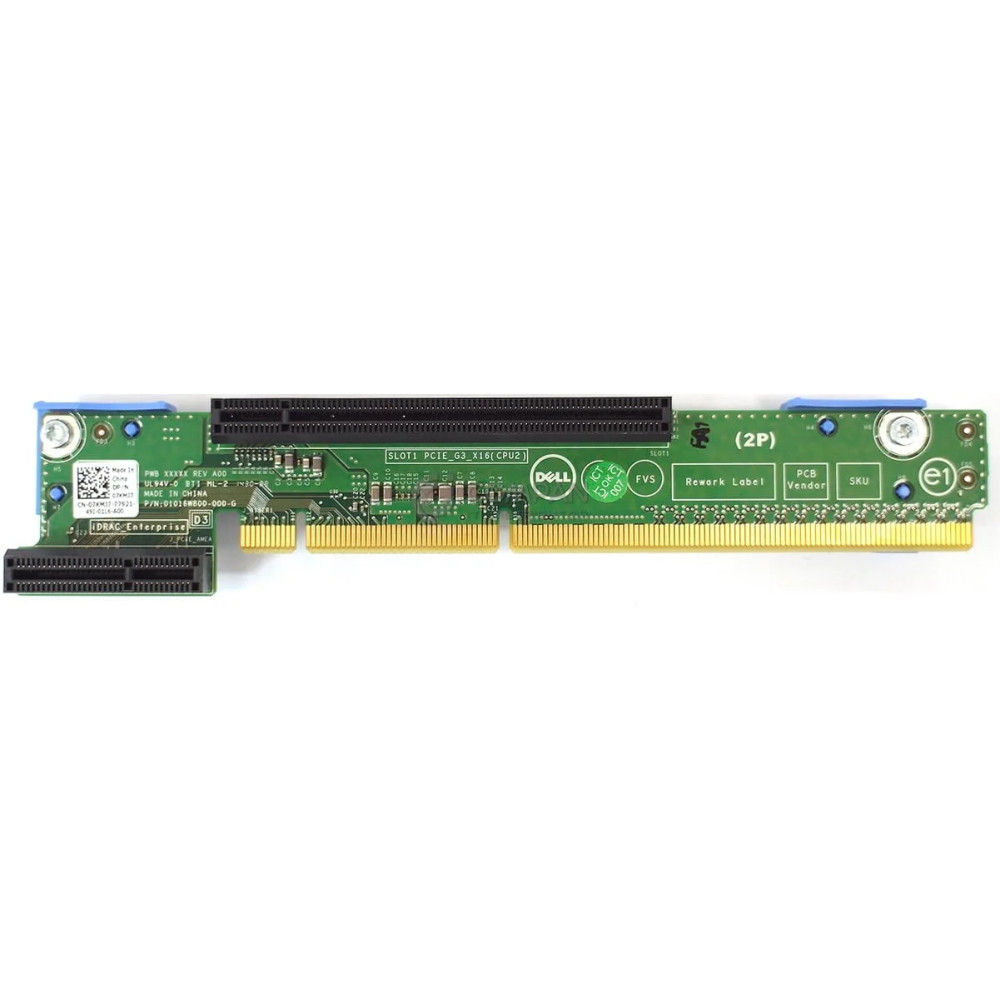 7KMJ7 DELL SLOT1 PCI-E CPU2 X16 RISER CARD FOR R420 07KMJ7