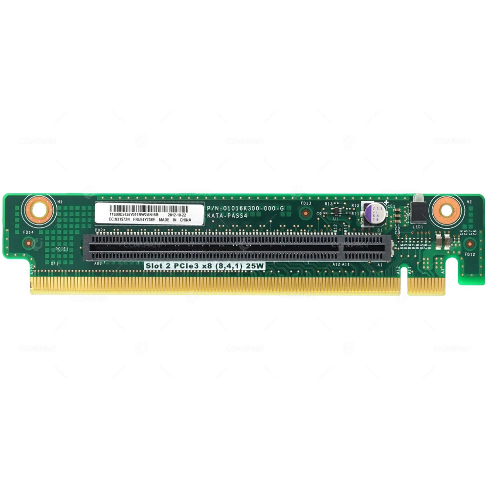 94Y7589 RISER CARD PCI-E X8 SLOT-2 IBM X3650 M4 -