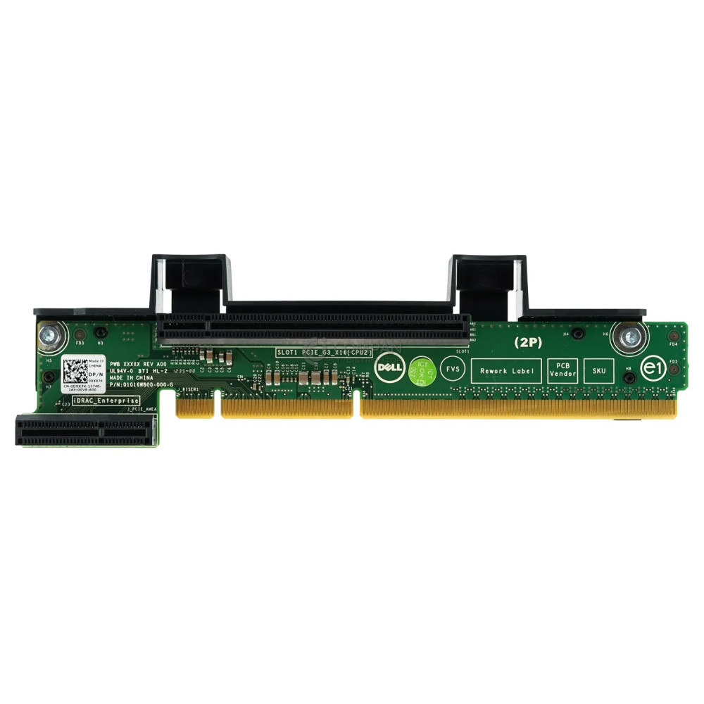 DXX7K DELL RISER BOARD 1 x PCI-E X16 FOR DELL POWEREDGE R520