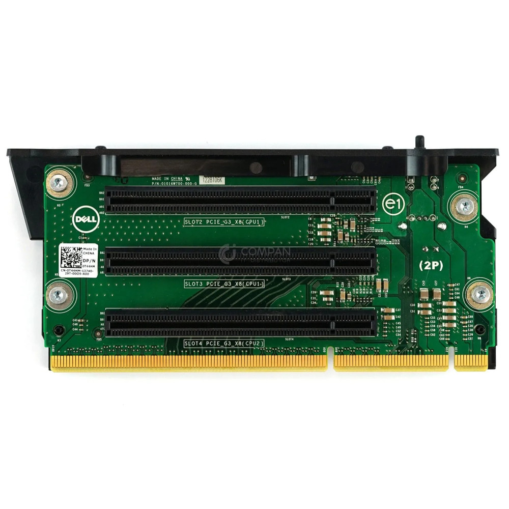 T44HM DELL RISER BOARD PCI-E X16 3SLOT FOR R520 0T44HM