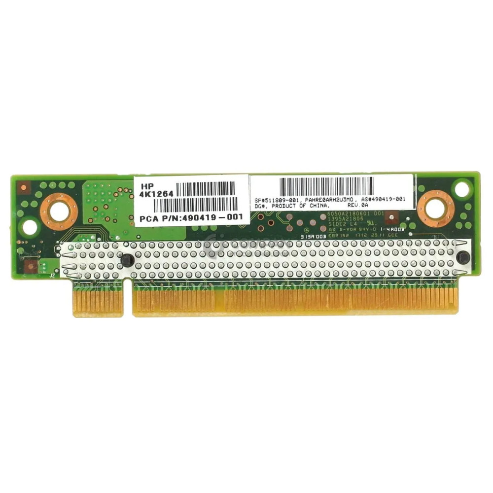 511809-001 HP RISER BOARD 1U PCIE 2.0 X16 FOR DL160 G6 DL320 G6 490419-001, 490419-001
