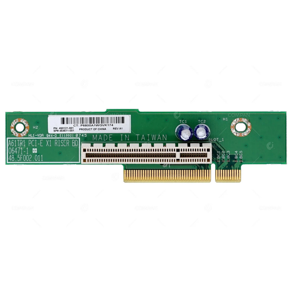 450121-001 HP RISER BOARD PCI-E X1 FOR DL120 G5 454511-001