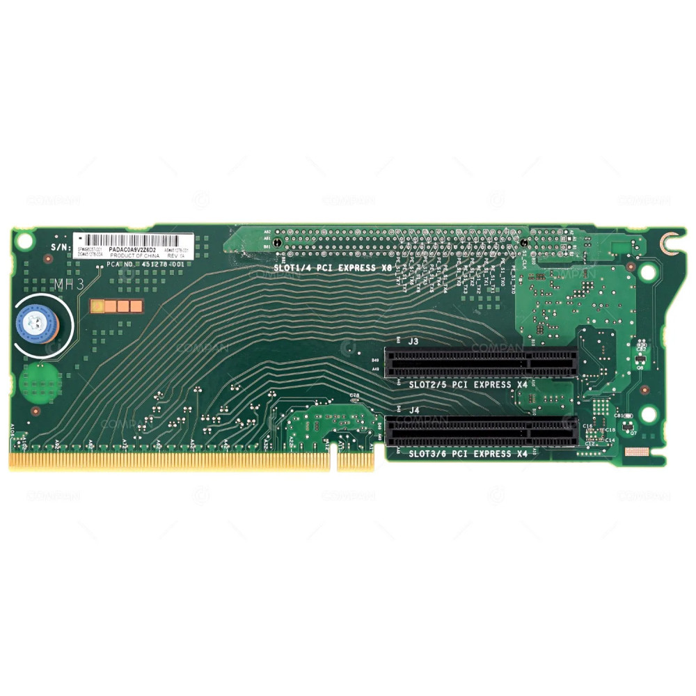 496057-001 HP RISER BOARD PCI FOR DL380 G6 451278-001
