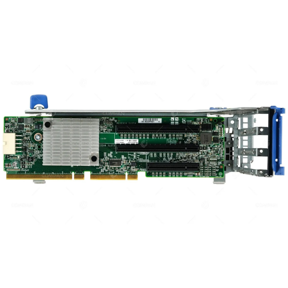 691269-001 HP SECONDARY RISER BOARD SPS-BD PCI-E SLOT4X16 SLOT5X8 SLOT6X8 WITH CAGE FOR PROLIANT DL385P G8 691268-001