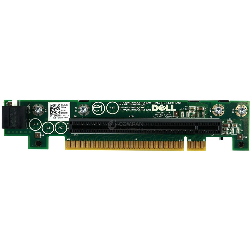 Y628N DELL RISER BOARD PCI-E X16 FOR POWEREDGE R210 0Y628N
