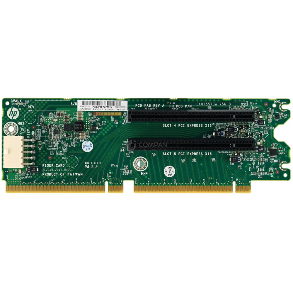 662525-001 HP RISER CARD 2-SLOTX16 PCI-E FOR DL380 G8 634582-001