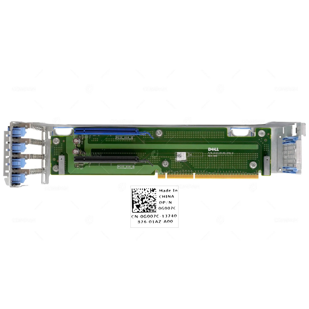 G007C DELL RISER CARD 2X PCI-E X16 WITH BRACKET FOR DELL PRECISION R5400