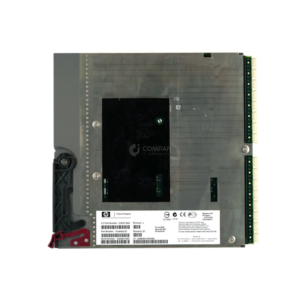 218231-B22 HP STORAGE CONTROLLER FOR STORAGEWORKS MSA1500 CS WITH 256MB CACHE - 314718-001, 70-40452-02