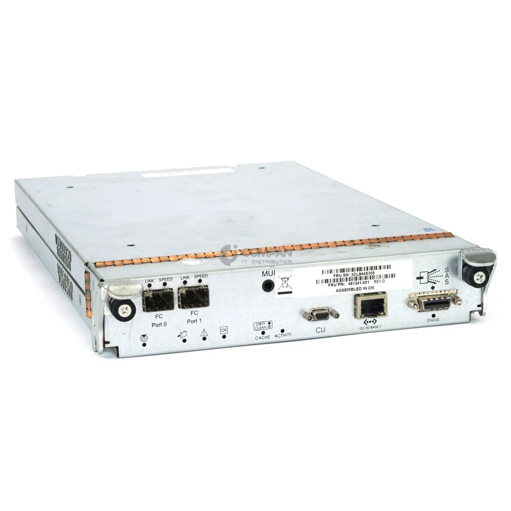 481341-001 HP DUAL PORT 4GB FC STORAGE CONTROLLER FOR HPE STORAGEWORKS MSA2212