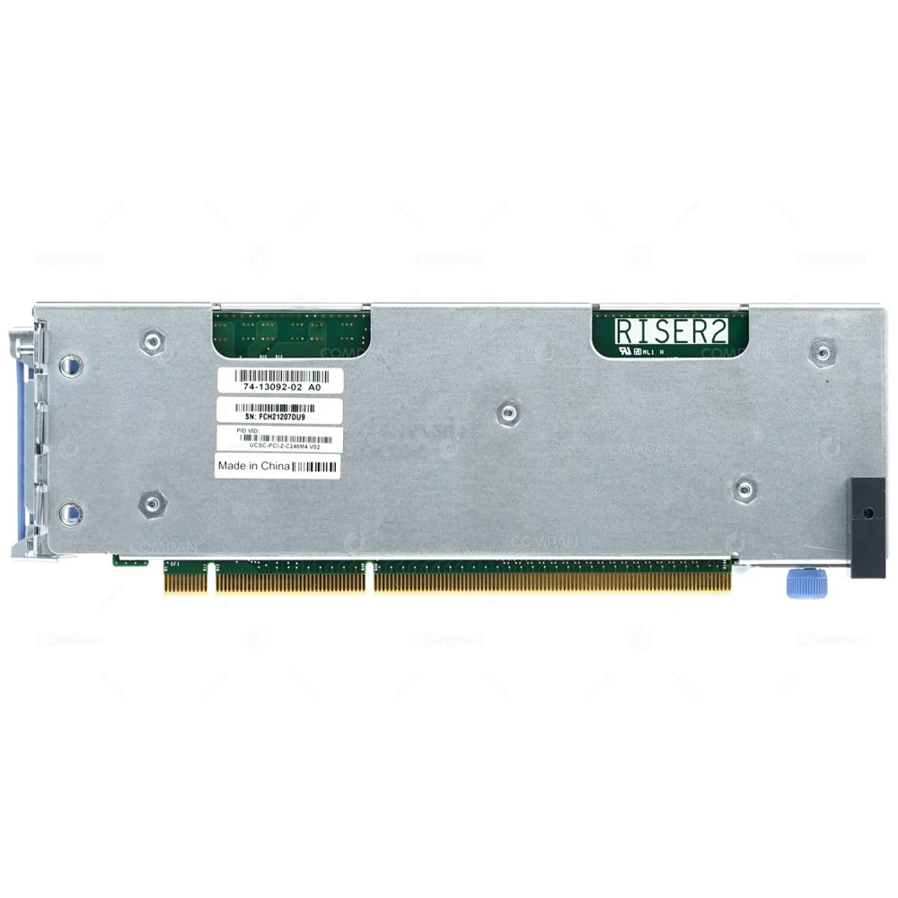 UCSC-PCI-2-C240M4 CISCO RISER CARD 3-SLOT 2U-RISER 2 PCIE 3.0 X8 WITH CAGE FOR UCS C240 M4 CS073-14920-04, 74-13092-02