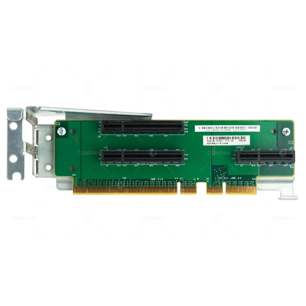 501-7719-03 SUN MICROSYSTEMS RISER CARD DUAL SLOT PCIE X8 XAUI FOR SUN SPARC ENTERPRISE T5220 541-2109-05, CF00541-2109