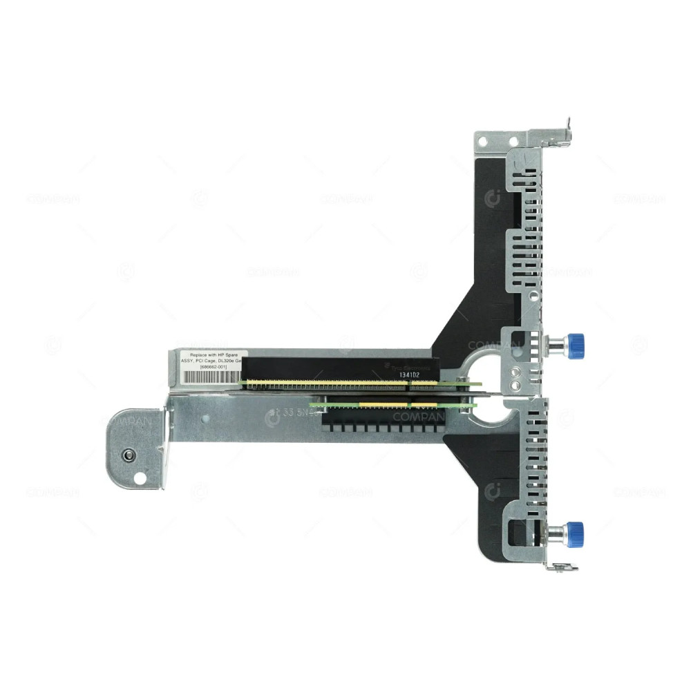 686662-001 HP DUAL RISER BOARD 1 SLOT PCIE X8 2 SLOT PCIE X16 WITH PCI CAGE FOR PROLIANT DL320E G8 686676-001, 671323-001, 686675, 671324-002