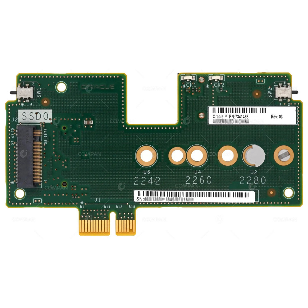 7341466 SUN ORACLE DUAL M.2 FORM FACTOR RISER FOR X7-2L -