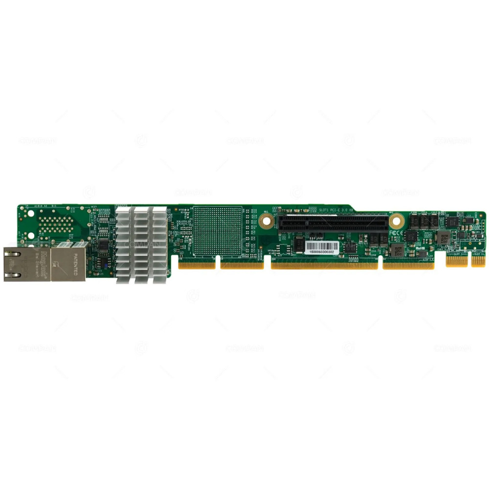AOC-UR-I2XT SUPERMICRO SINGLE SLOT1 PCI-E 3.0 X8 1U ULTRA RISER CARD DUAL PORT 10GBASE-T RJ45 -