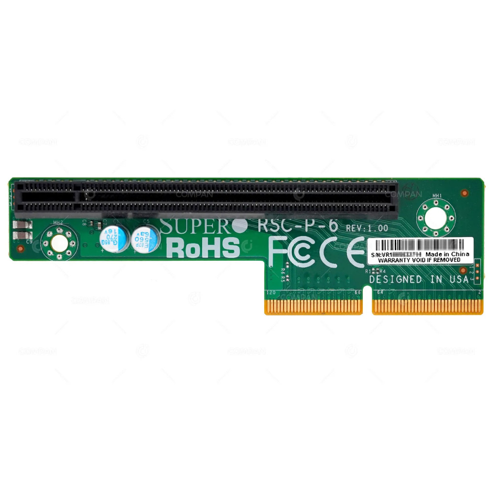 RSC-P-6 SUPERMICRO RISER 1U PCIE X16 FOR X11DRT-PS E171522