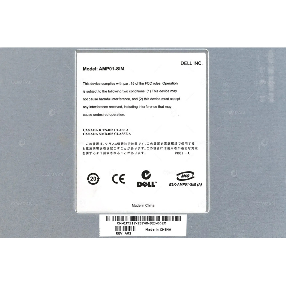 JT517 DELL SAS 3G SFF 8470 ENCLOSURE MANAGEMENT MODULE FOR POWERVAULT MD1000