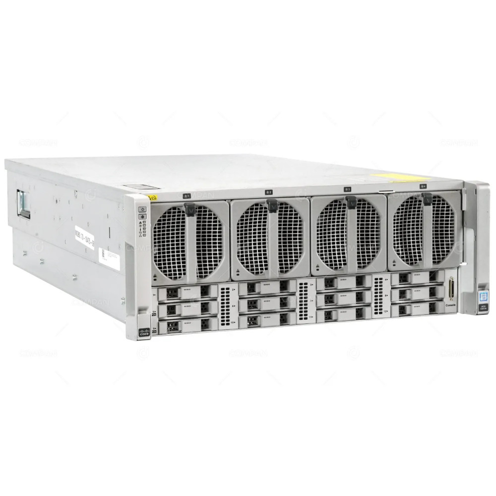 UCS C460 M4-12SFF CISCO SYSTEMS INC UCSC-C460-M4 4X INTEL XEON E7-8890 V4 @ 2.20GHZ RAM 6TIB(96X 64GB DDR4 96X 2400MHZ ) () UCSC-C460-M4