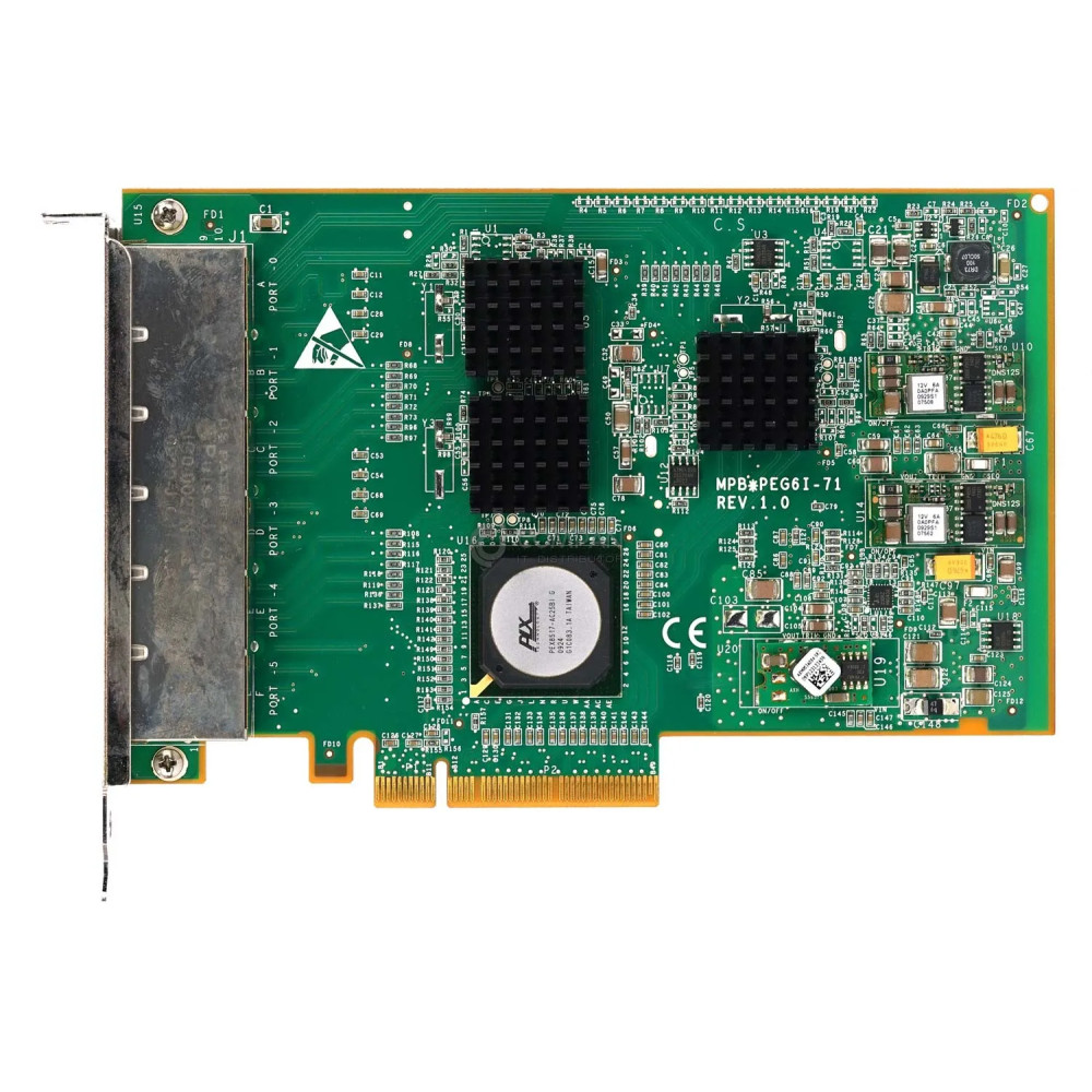 76-0939639-A SILICOM PEG6I 6-PORT 1GB RJ-45 PCI-E ETHERNET  ADAPTER