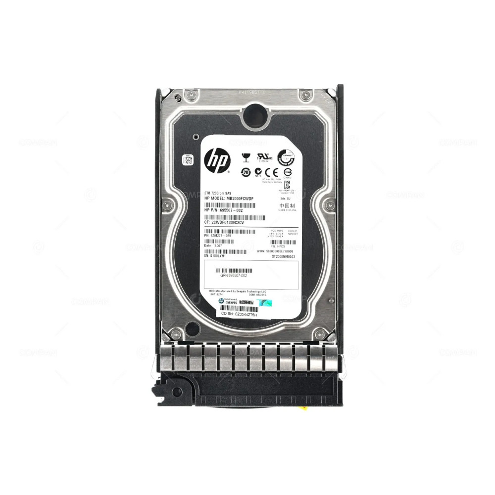 743403-001 HP HDD 2TB 7.2K SAS 6G 3.5" LFF FOR HPE EVA, STOREALL, STOREONCE
