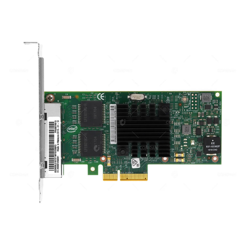 00YK613 LENOVO I350-T4 QUAD PORT 1GB ETHERNET PCIE ADAPTER FOR THINKSYSTEM SR 200001266691, I350-T4