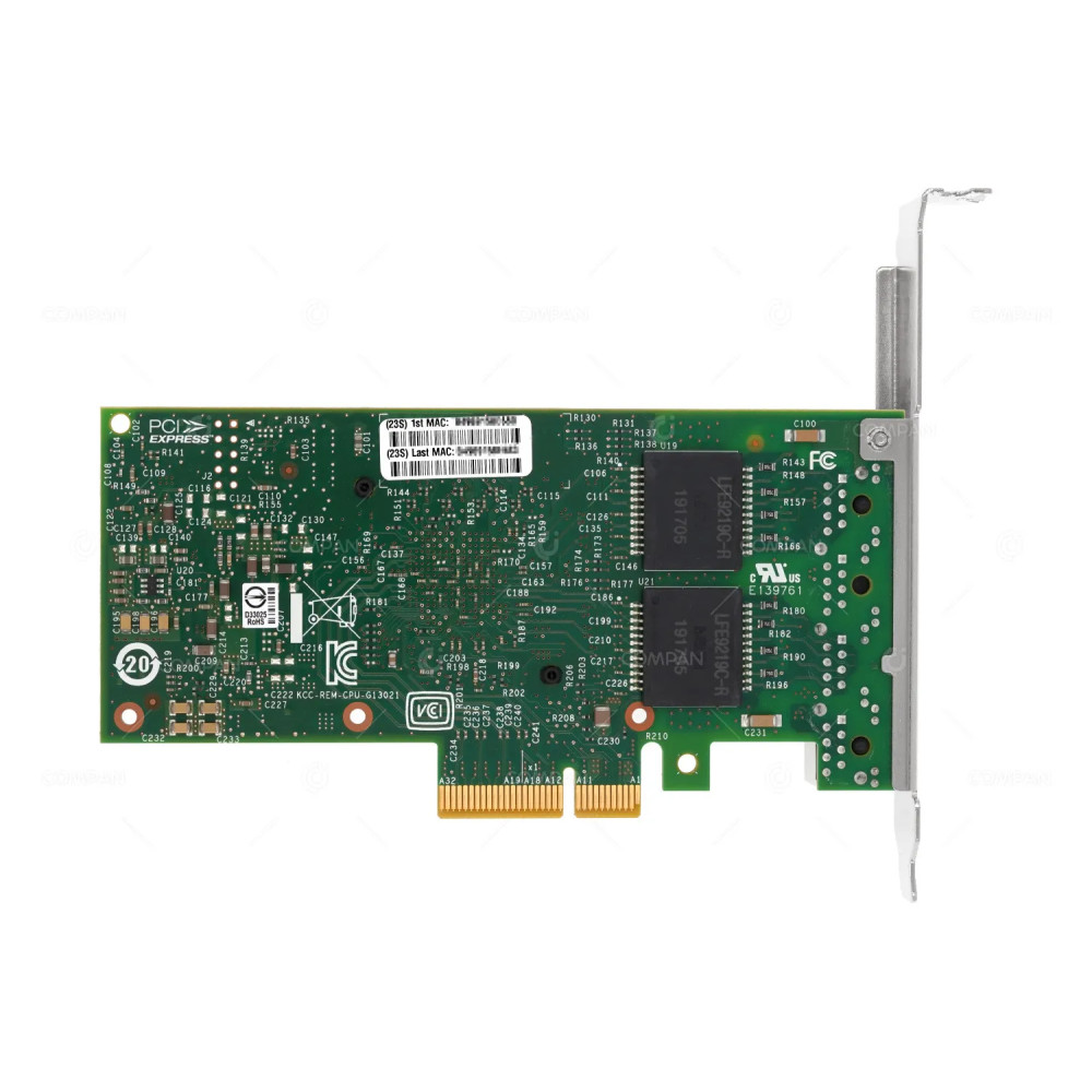 00YK613 LENOVO I350-T4 QUAD PORT 1GB ETHERNET PCIE ADAPTER FOR THINKSYSTEM SR 200001266691, I350-T4