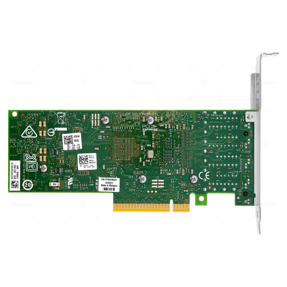 K5V44 DELL QUAD PORT 10GB X710-T4 ETHERNET ADAPTER 0K5V44, X710-T4