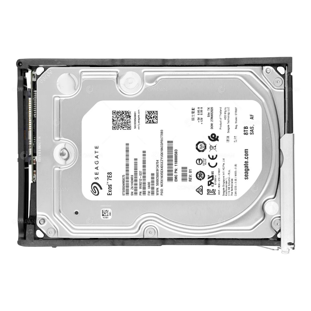 005053367  EMC HDD 8TB 7.2K SAS 12G 3.5" LFF FOR EMC DATADOMAIN DS60