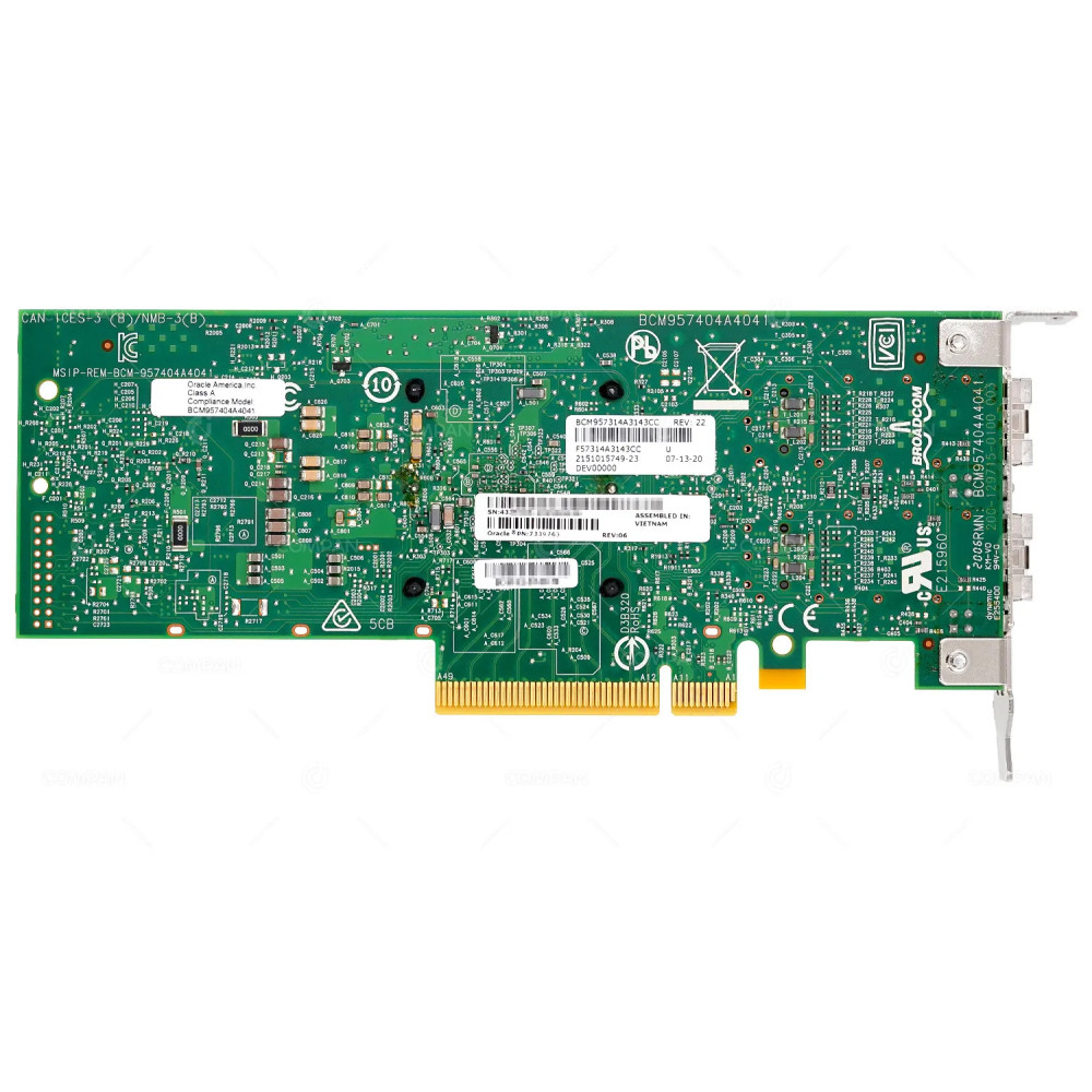 7339763 LP  SUN ORACLE DUAL PORT 25G SFP28 NETWORK ADAPTER LOW PROFILE FOR X8-2