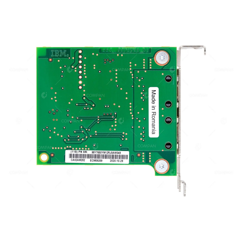 98Y7650  IBM DUAL PORT 1GB RJ-45 SERIAL INTERFACE CARD FOR IBM PSERIES POWER9