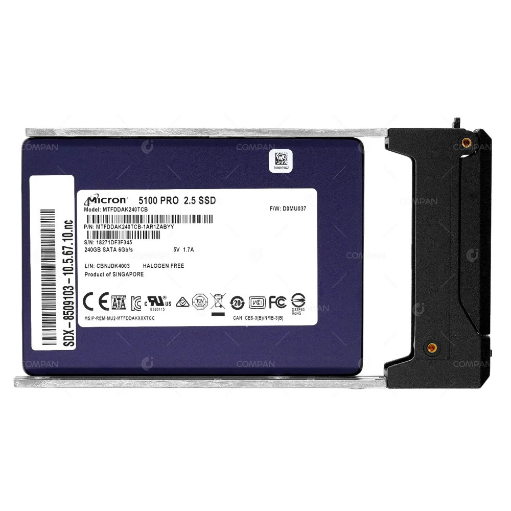 SDX-8509103-10.5.67.10.NC  MICRON 5100 PRO SSD 240GB SATA 2.5 FOR SDX14000