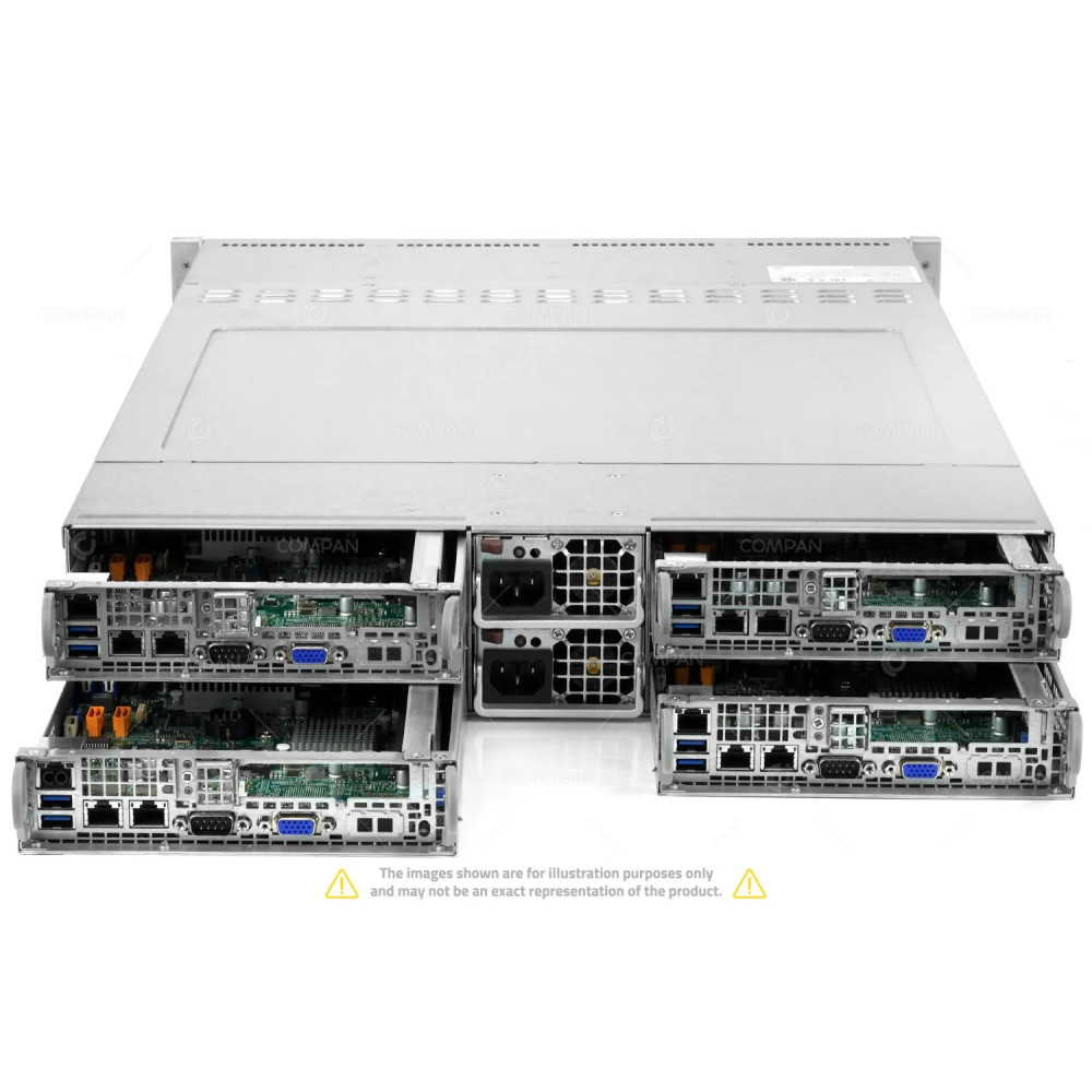 Supermicro SYS-6028TR-HTR 8x Xeon E5-2680 V4 1TB RAM 4x 960GB 6G SATA SSD Rails
