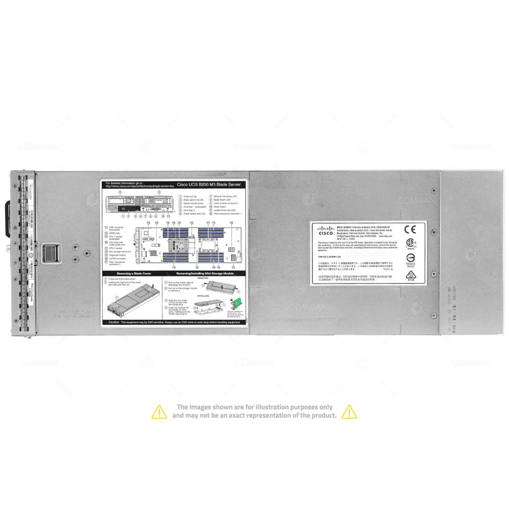 CISCO Blade Server UCS B200 M5-2SFF 2x Xeon Platinum 8158 1024 GB RAM