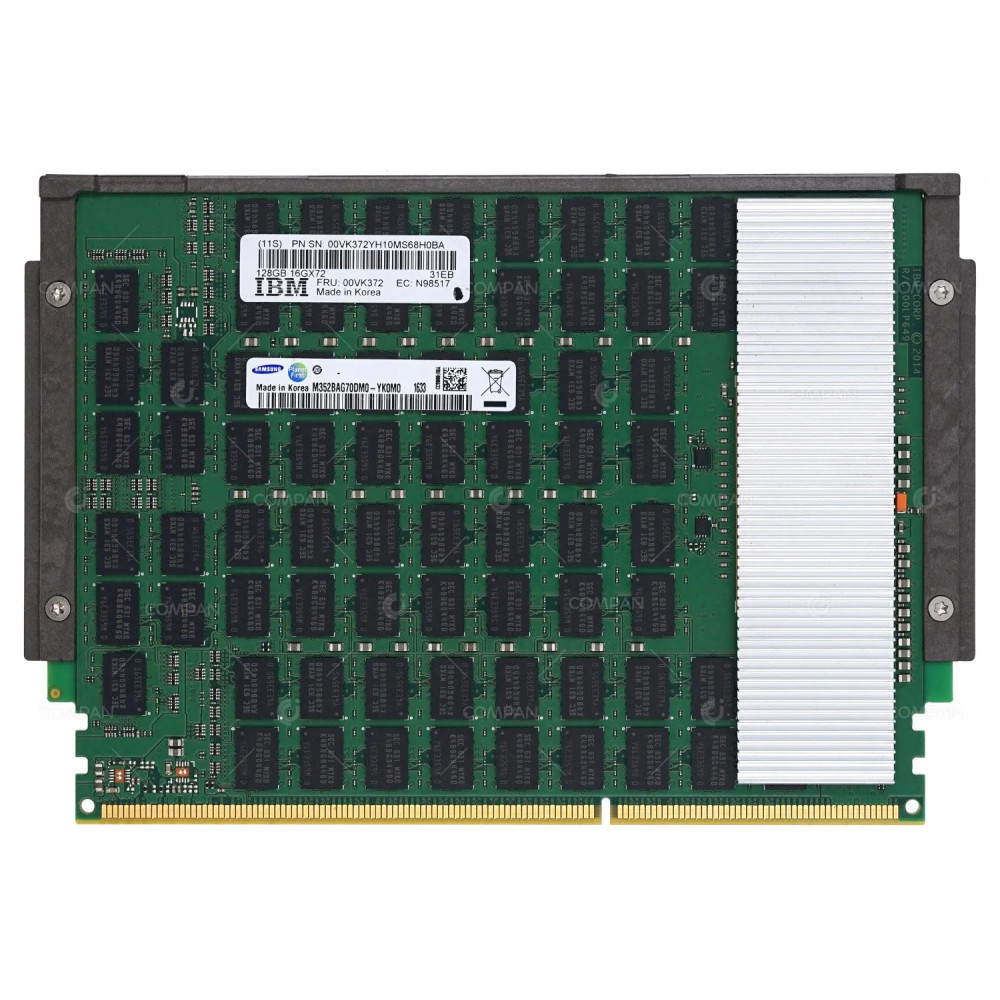 00VK372 IBM DDR3 128GB 16GX72 PC3-12800 1600MHZ CDIMM FOR IBM POWER8
