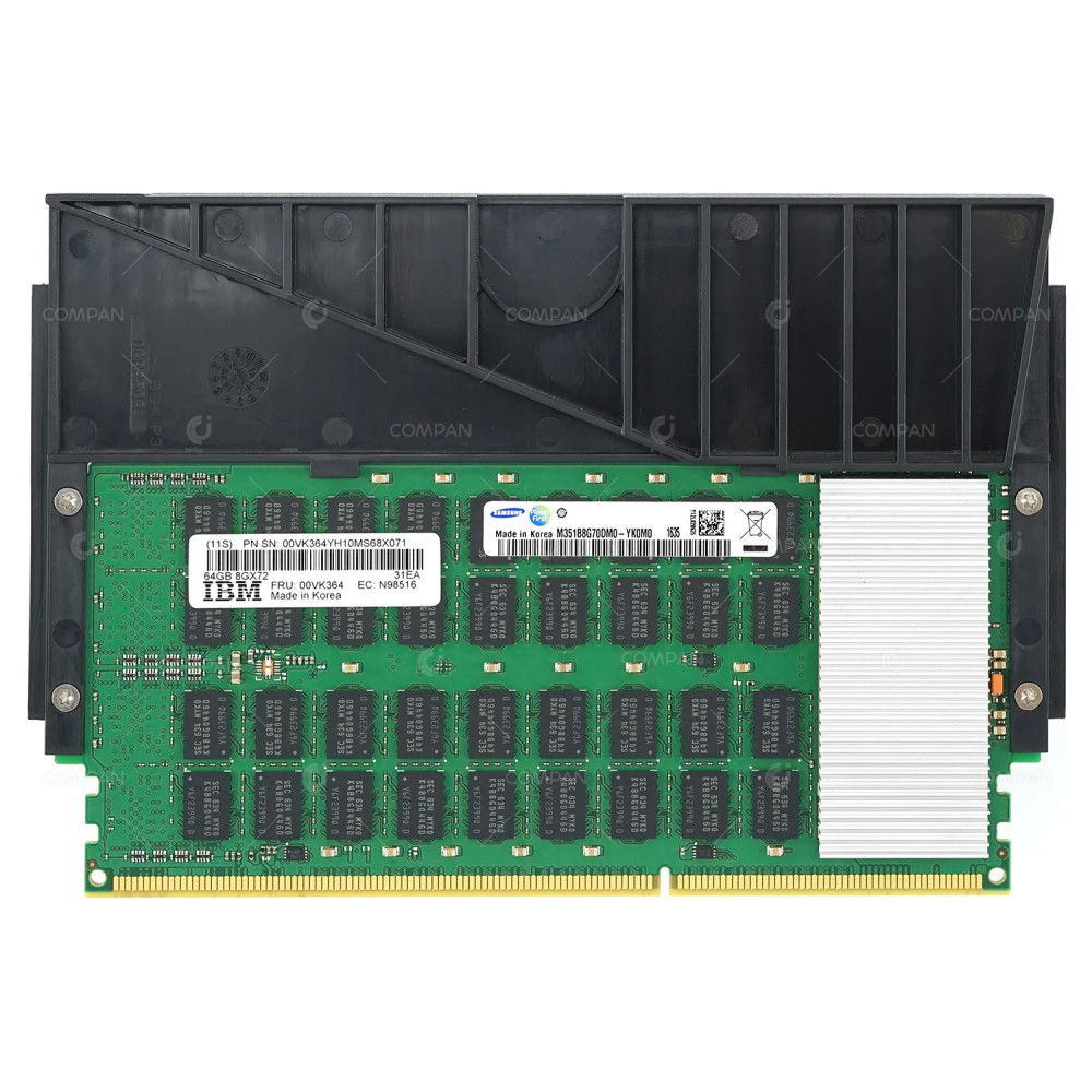 00VK364 IBM 64GB 8GX72 DDR3 1600MHZ PC3-12800 CDIMM FOR E880 PSERIES POWER