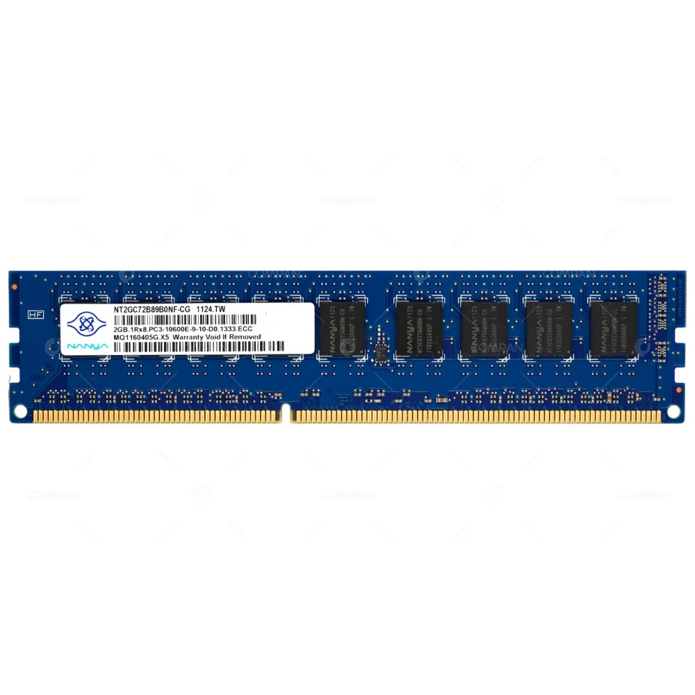 NT2GC72B89B0NF-CG  NANYA DDR3 2GB 1RX8 PC3-10600 1333MHZ UDIMM CAS 9-9-9