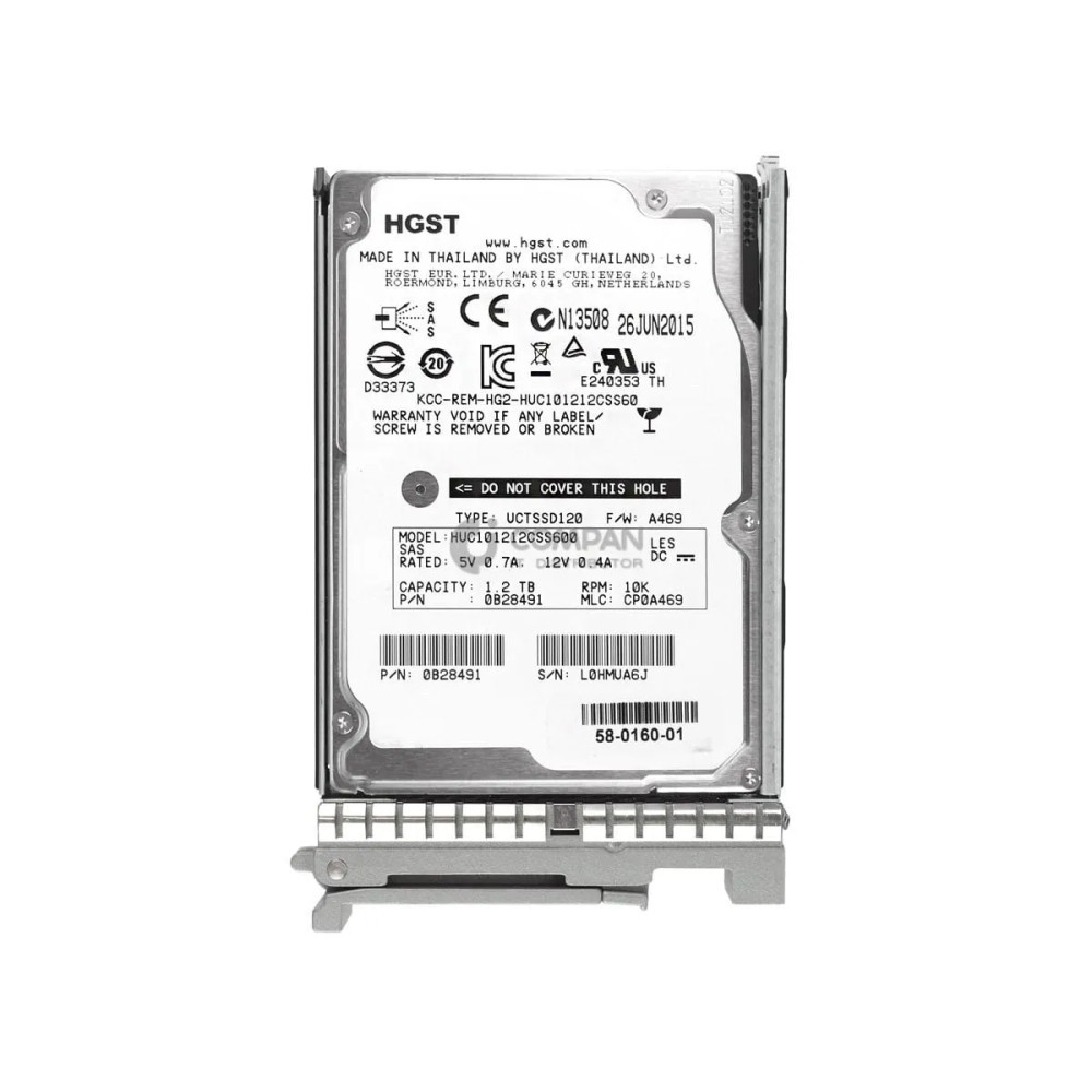 UCS-HD12T10KS2-E CISCO HDD 1.2TB 10K SAS 6G 2.5" SFF HOT-SWAP