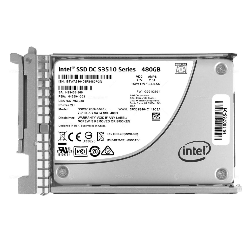 UCS-SD480GBKS4-EV CISCO 480GB 6G SATA SSD 2.5 SFF HOT-SWAP