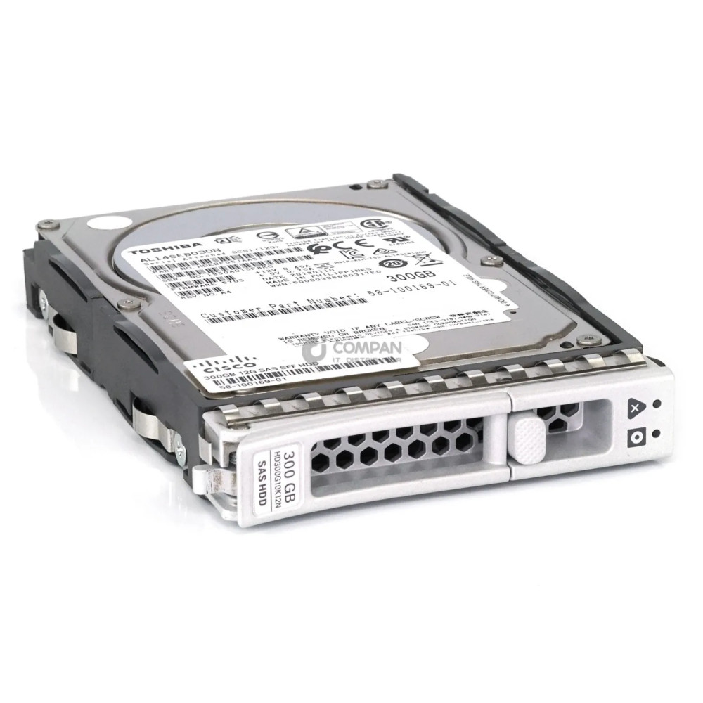 UCS-HD300G10K12N CISCO HDD 300GB 10K SAS 12G 2.5" SFF FOR USC C240 M5